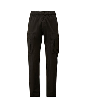 CP Company Men's Trousers In 50 Thread Stretch Black