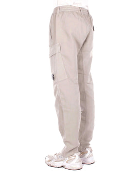 CP Company Men's Pants Cargo Pant In Cotton Linen Dove Beige
