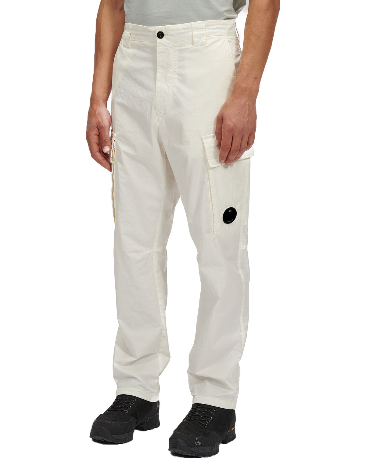 CP Company Twill Stretch Cargo Pants White