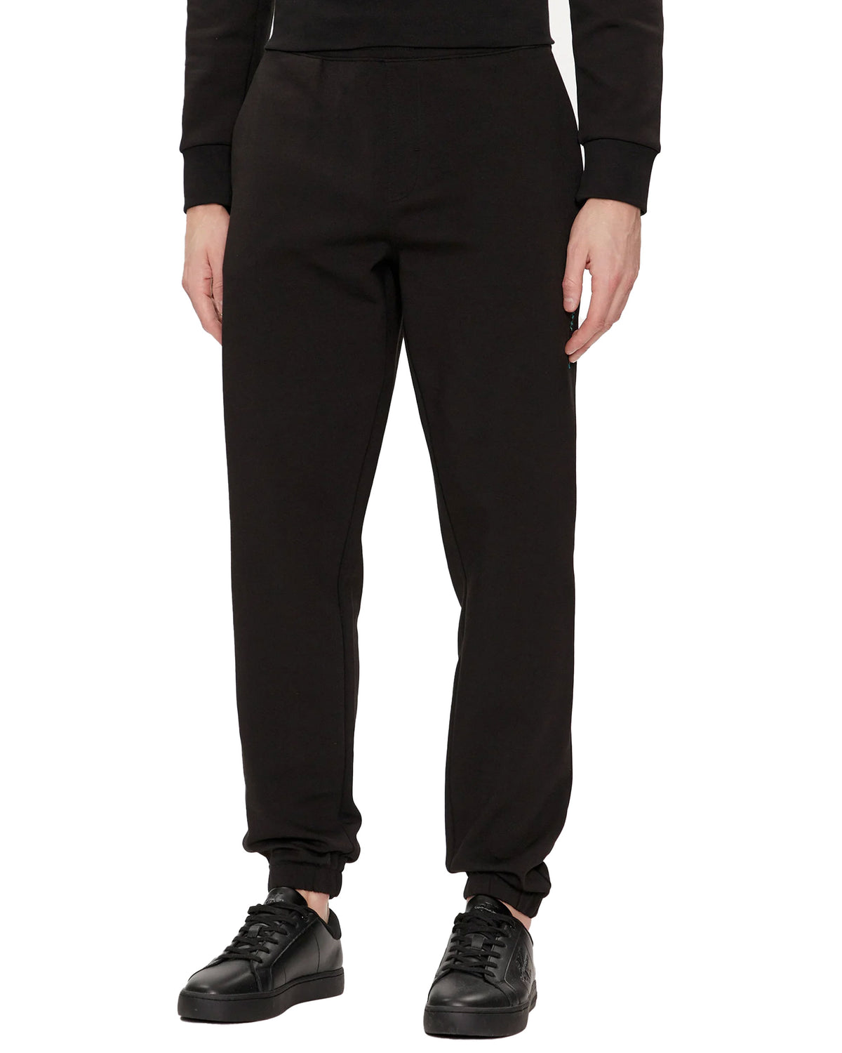 Pantalone Uomo Calvin Klein Color Embossed Sweatpants Nero