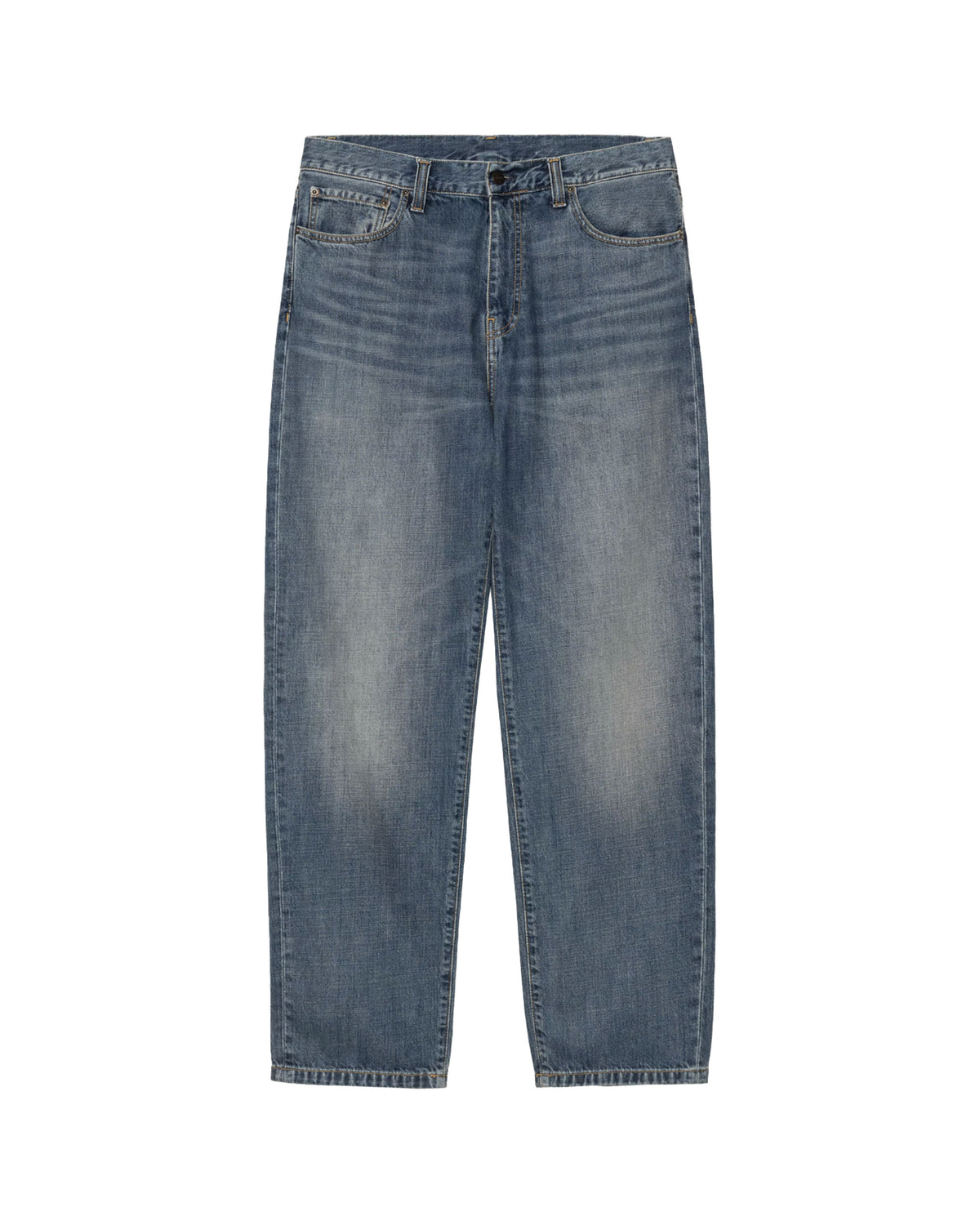 Pantalone Uomo Carhartt Wip AaronBlue Dark Used Wash