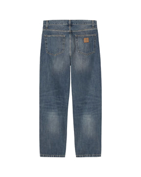 Pantalone Uomo Carhartt Wip AaronBlue Dark Used Wash