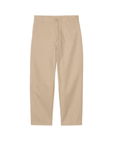 Pantalone Uomo Carhartt Wip Calder Beige Iroko