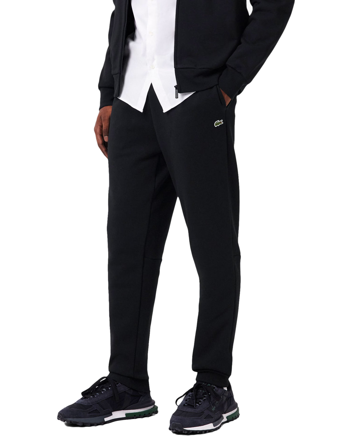 Men's Lacoste Basic Logo Trousers Black