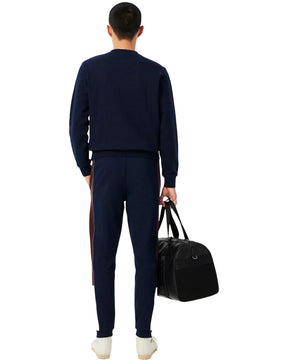 Pantalone Uomo Lacoste Blu-Bordeaux