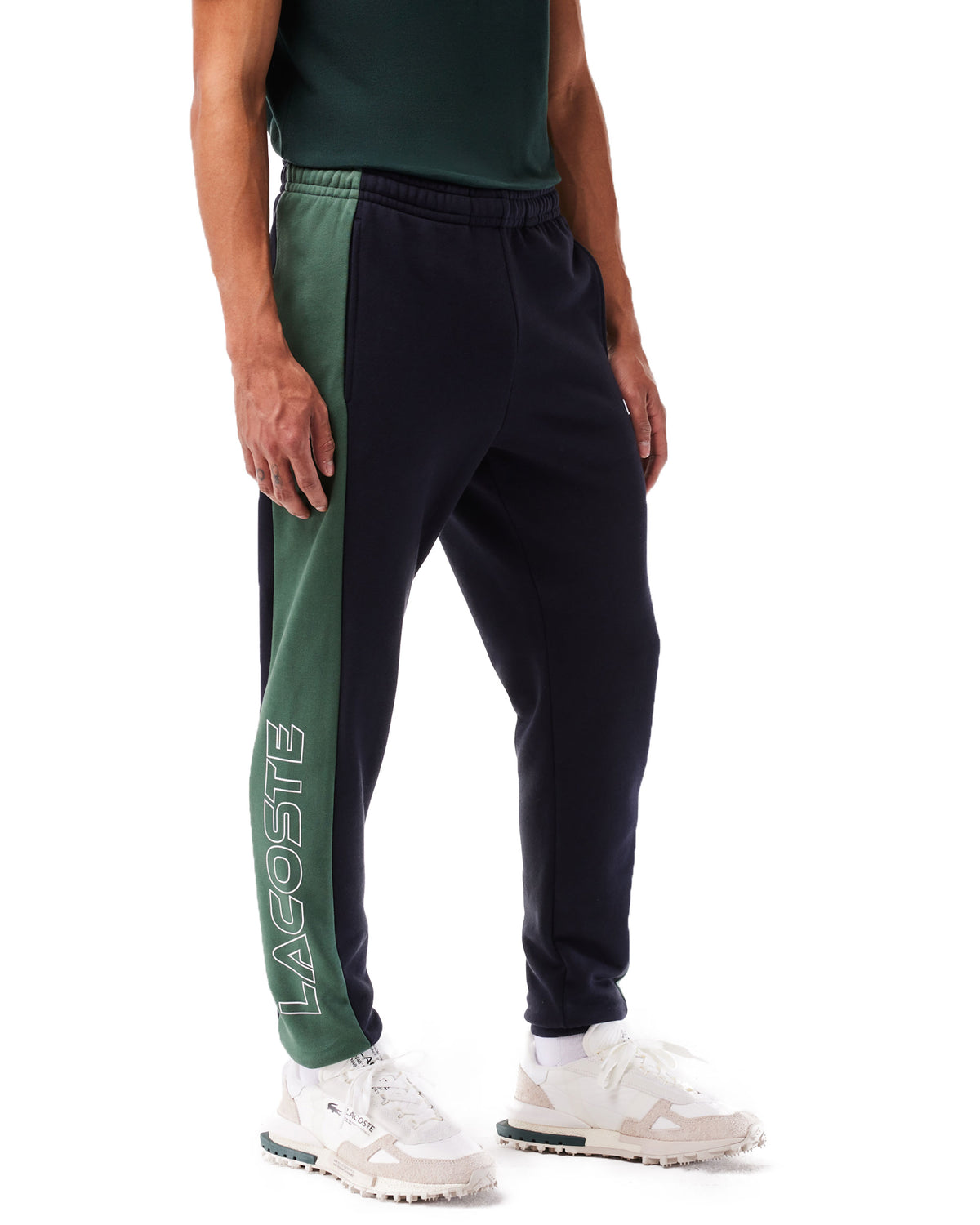 Man Trousers Lacoste Blue Green