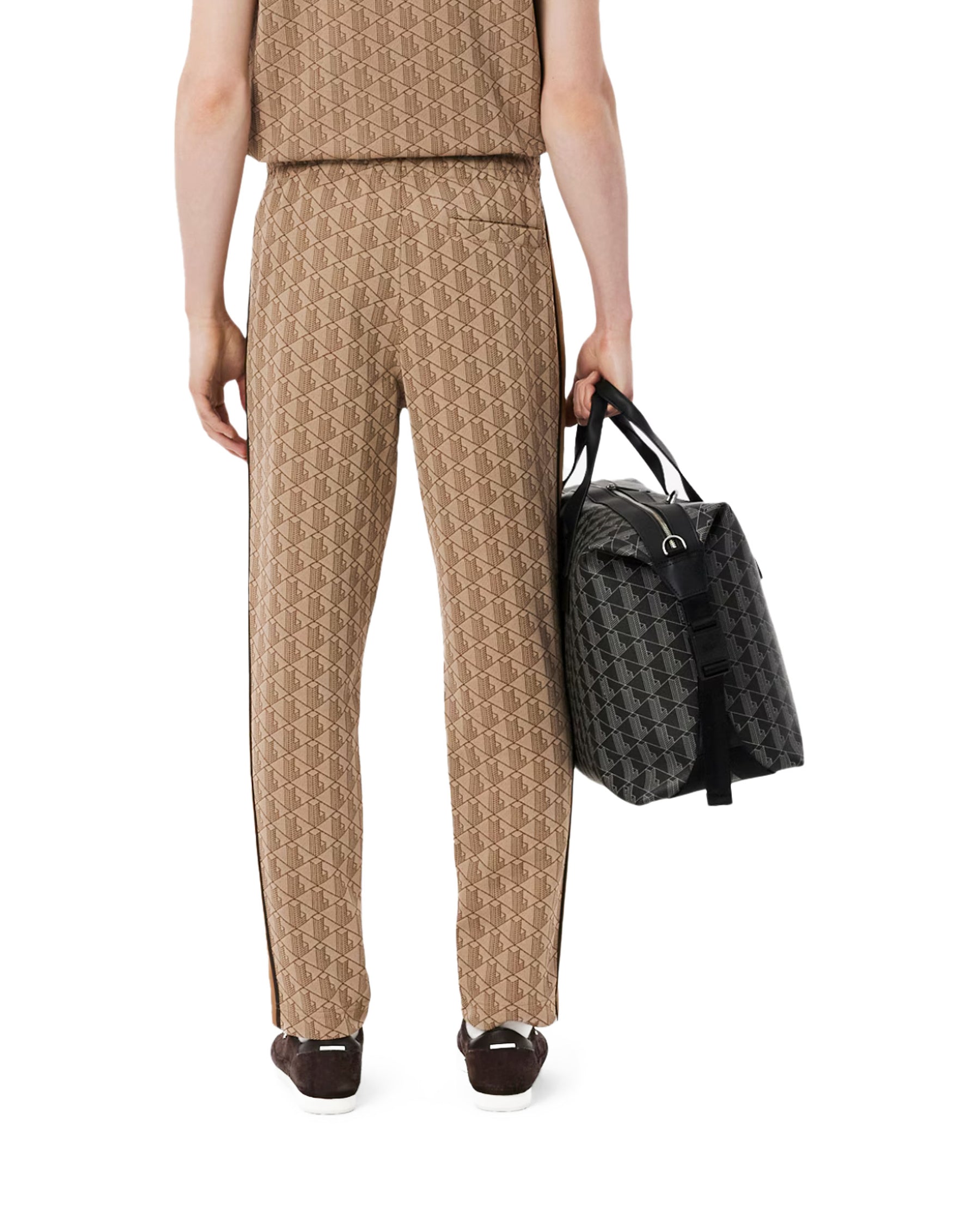 Pantalone Uomo Lacoste Monogramma Beige