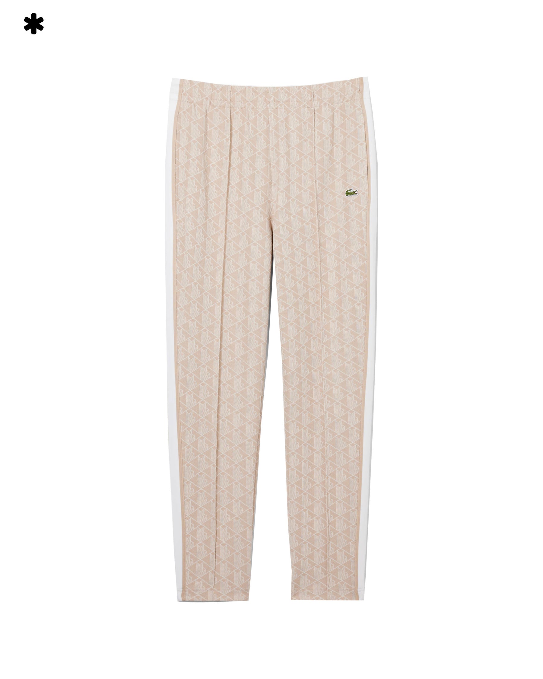 Pantalone Uomo Lacoste Monogramma Paris Beige