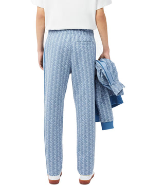 Lacoste Monogram Paris Men's Trousers Clear Blue