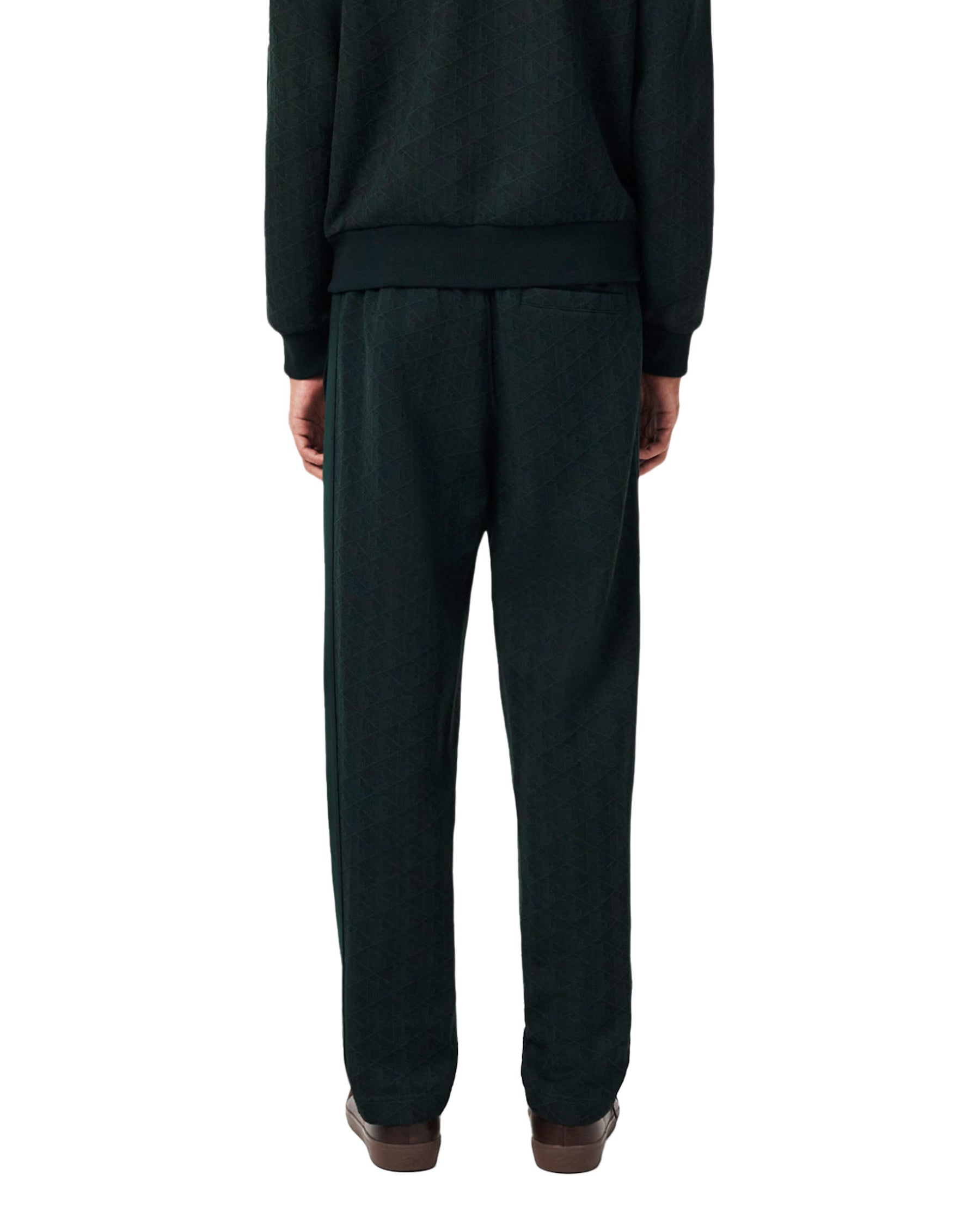 Pantalone Uomo Lacoste Monogramma Verde Scuro