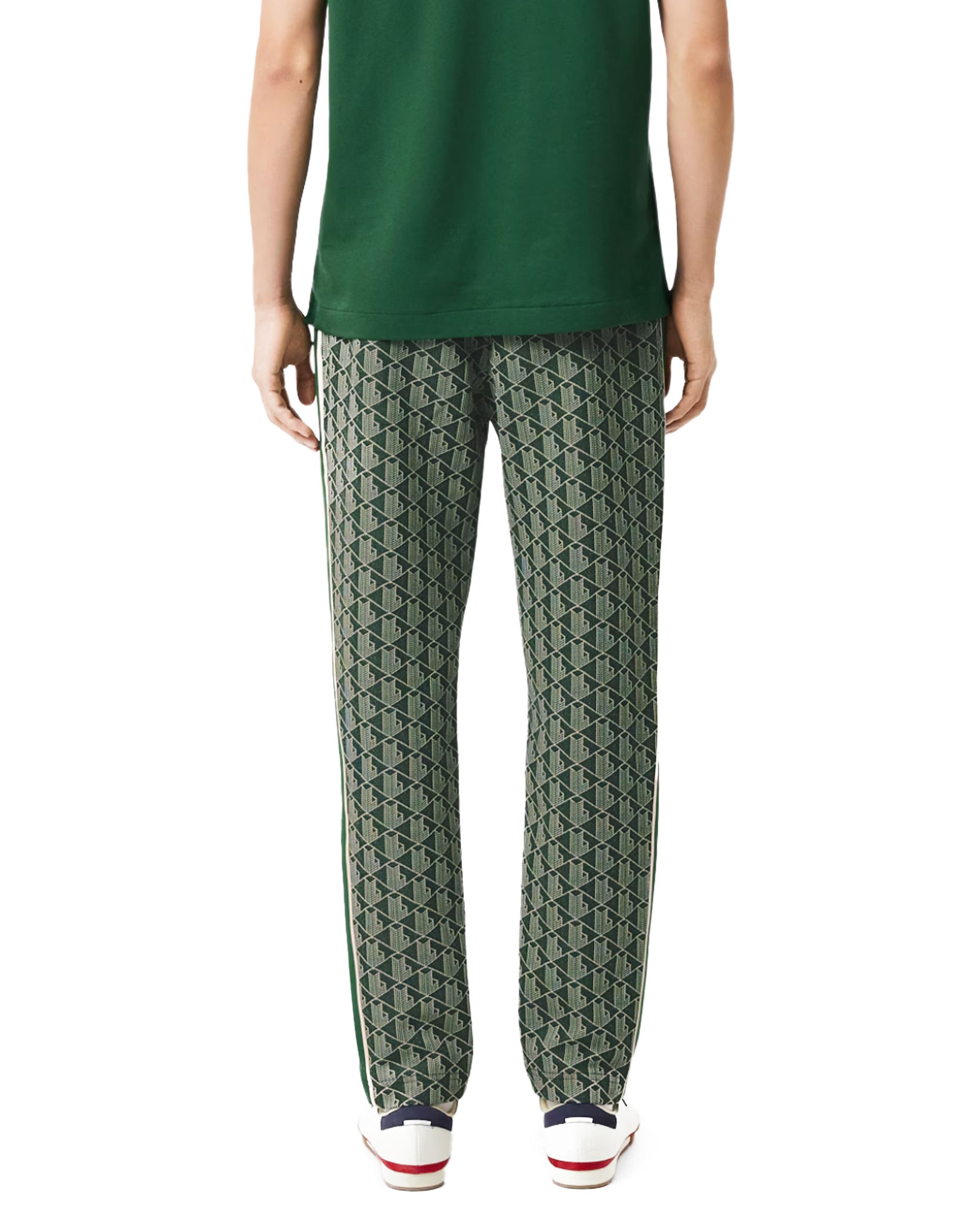 Pantalone Uomo Lacoste Monogram Verde