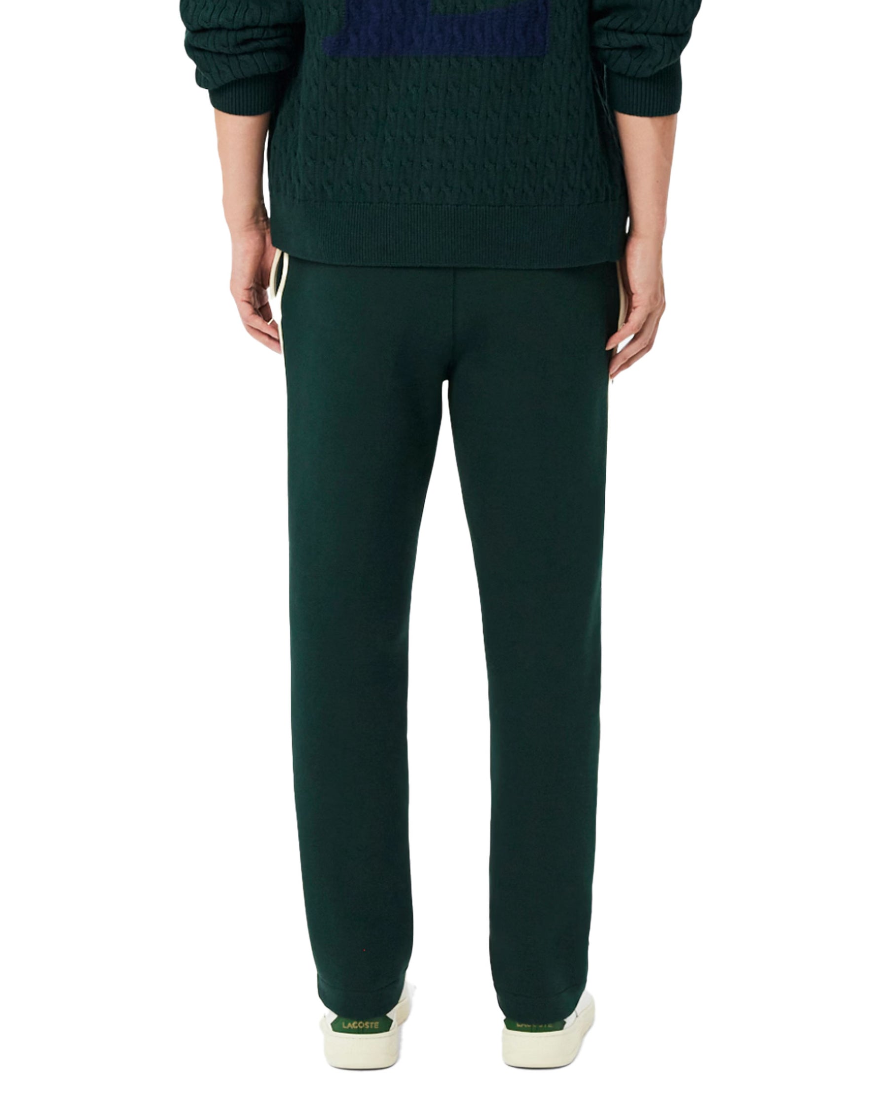 Pantalone Uomo Lacoste Verde Panna