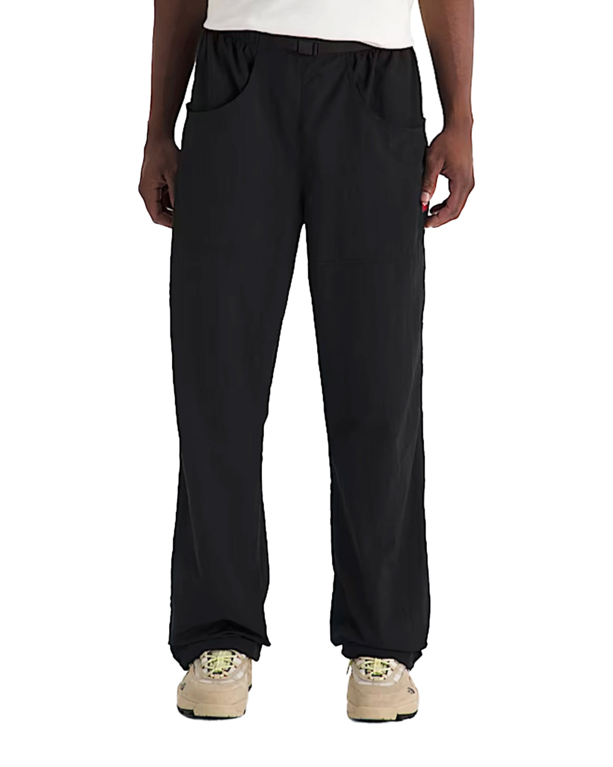 The North Face Red Box Nylon Belted Men's Pants Black