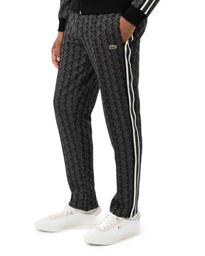 Pantalone Uomo Lacoste Monogramma Nero