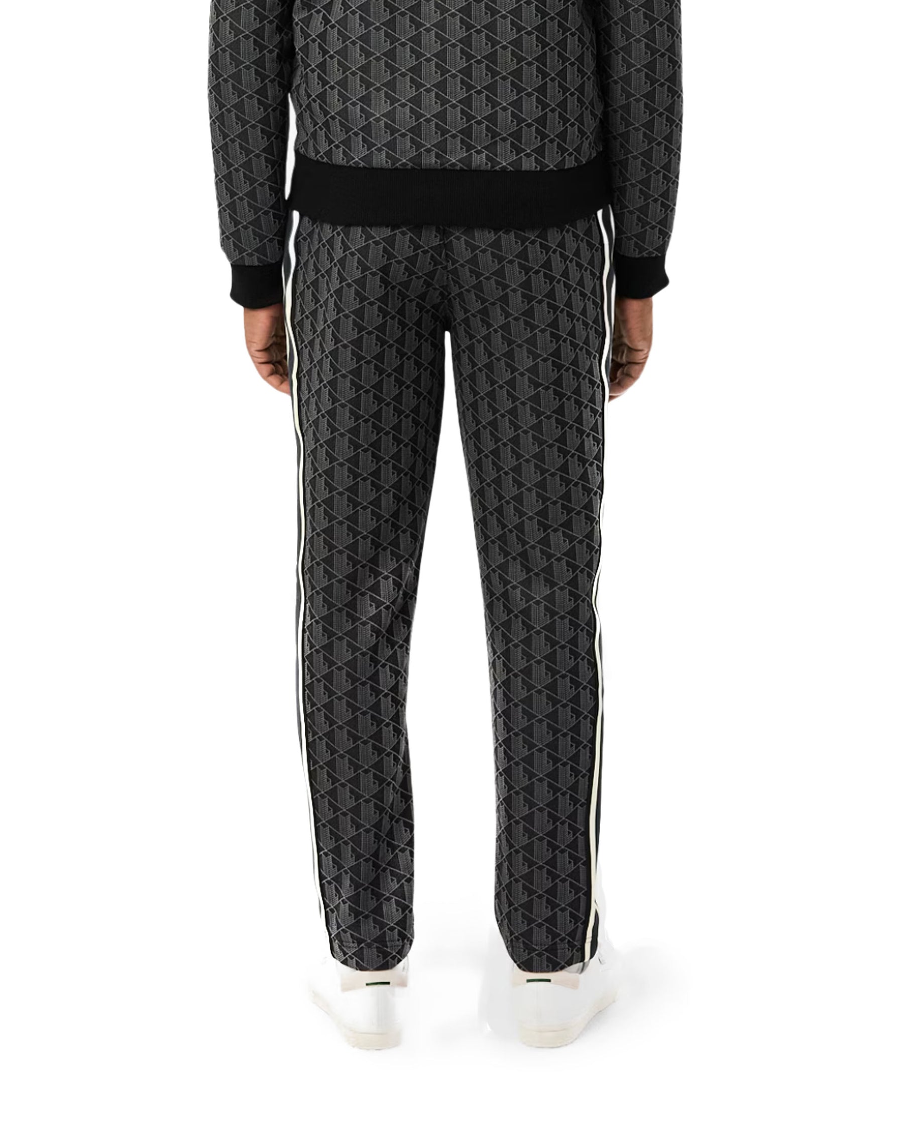 Pantalone Uomo Lacoste Monogramma Nero