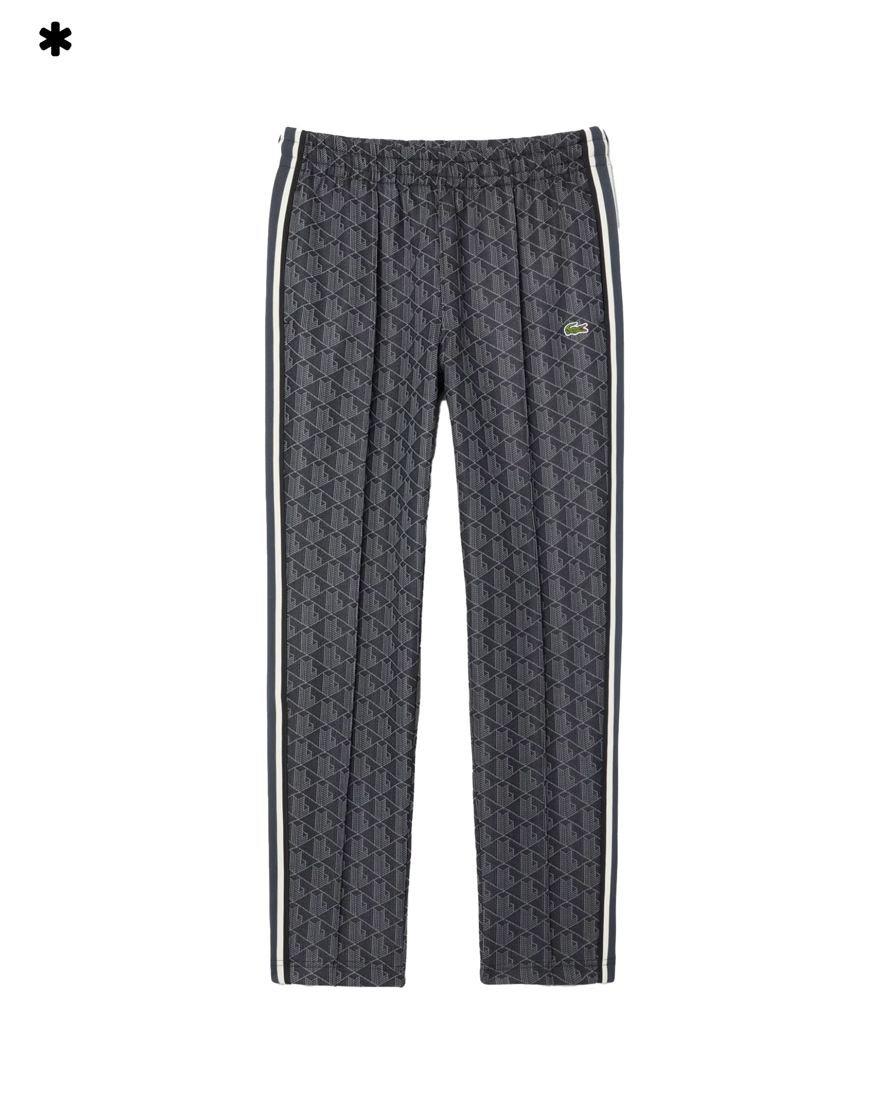 Pantalone Uomo Lacoste Monogramma Nero