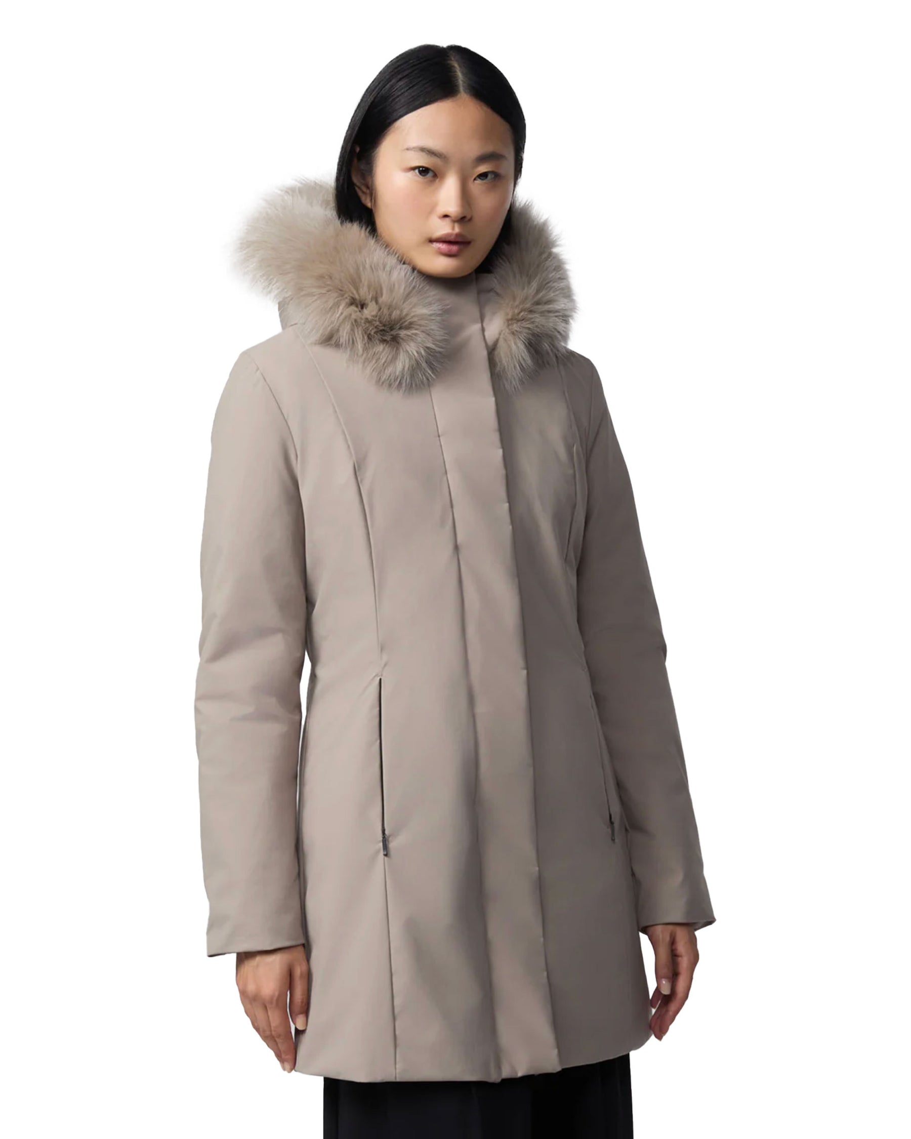 Parka Donna RefrigiWear Lady Tech Fur Jacket Beige