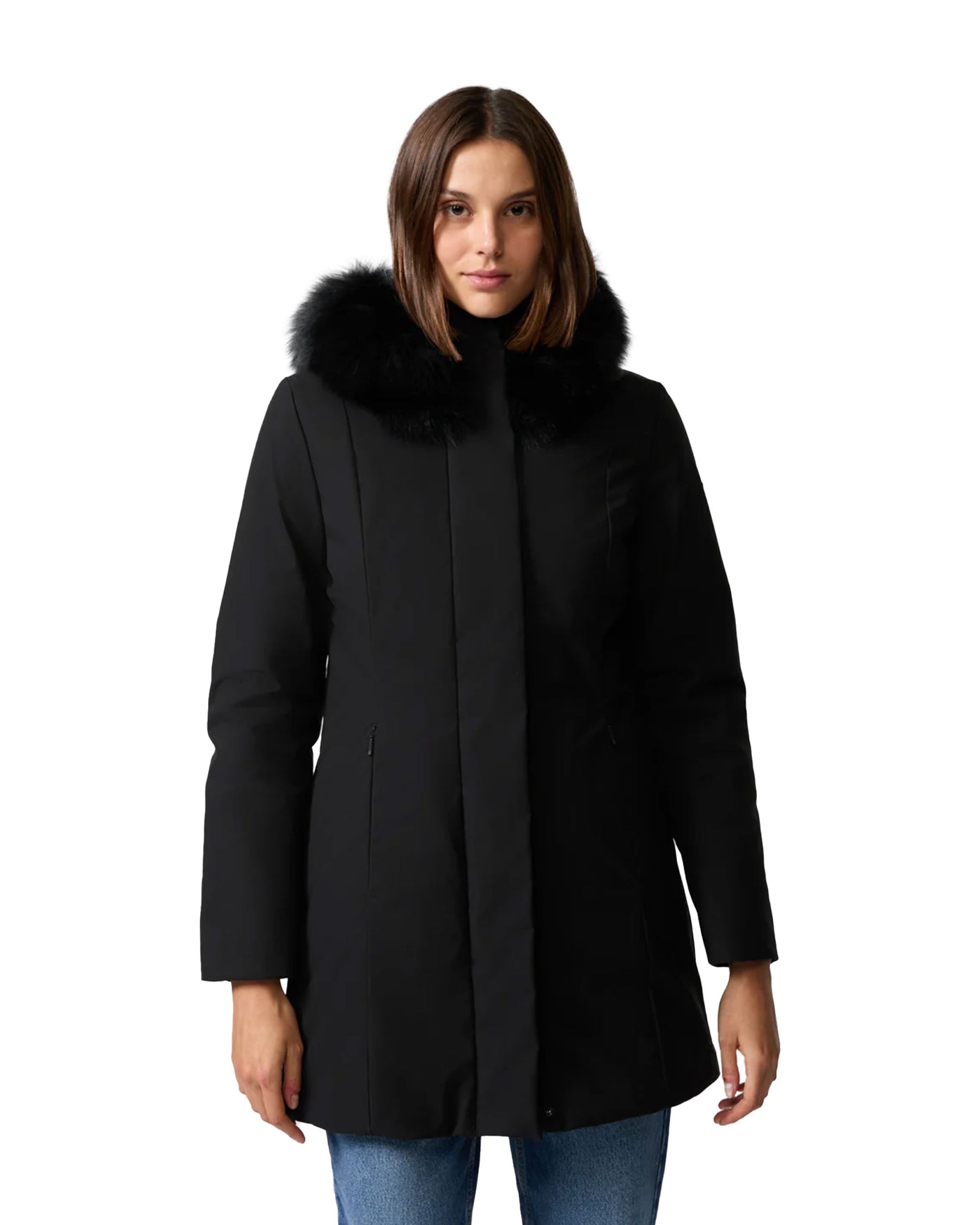 Parka Donna RefrigiWear Lady Tech Fur Jacket Nero