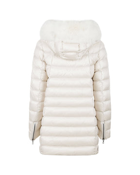 Piumino Donna Colmar Originals Con Pelliccia Panna