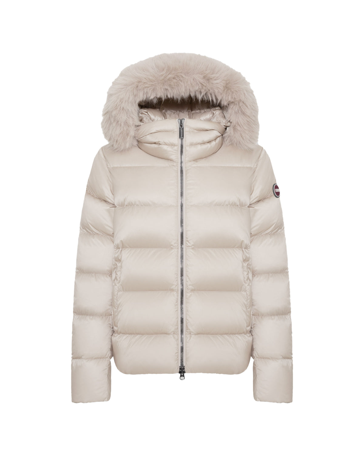 Piumino Donna Colmar Originals Con Pelliccia Sintetica Beige