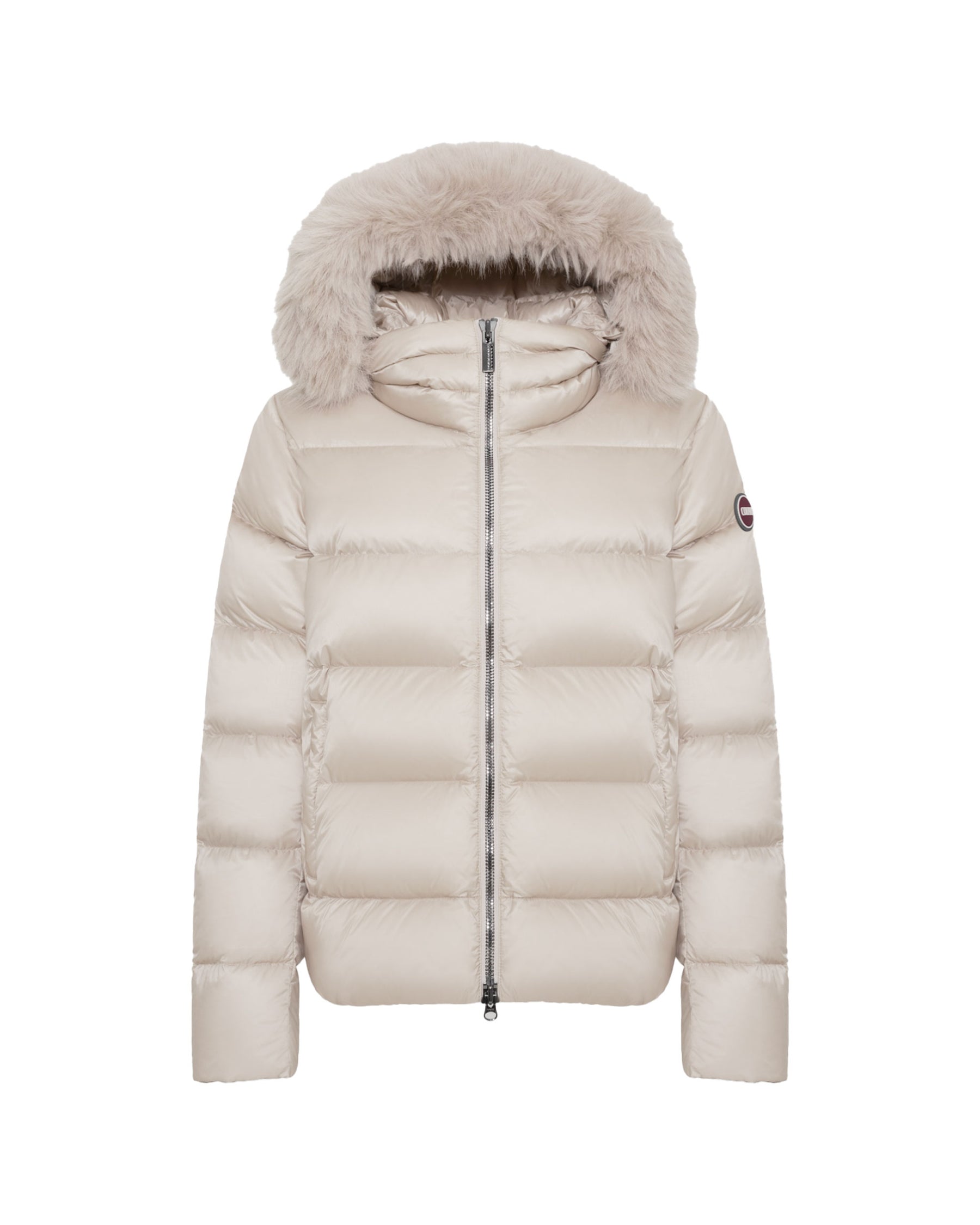 Piumino Donna Colmar Originals Con Pelliccia Sintetica Beige