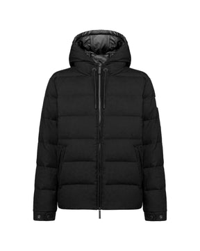 Piumino Uomo After Label Verbier Flanella Nero