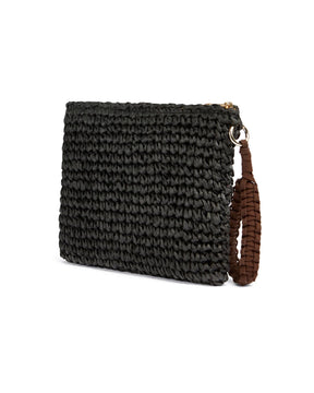 Pochette Sundek Paglia Nero