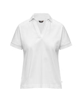 Polo Donna K-Way Iselie Jersey Bianco