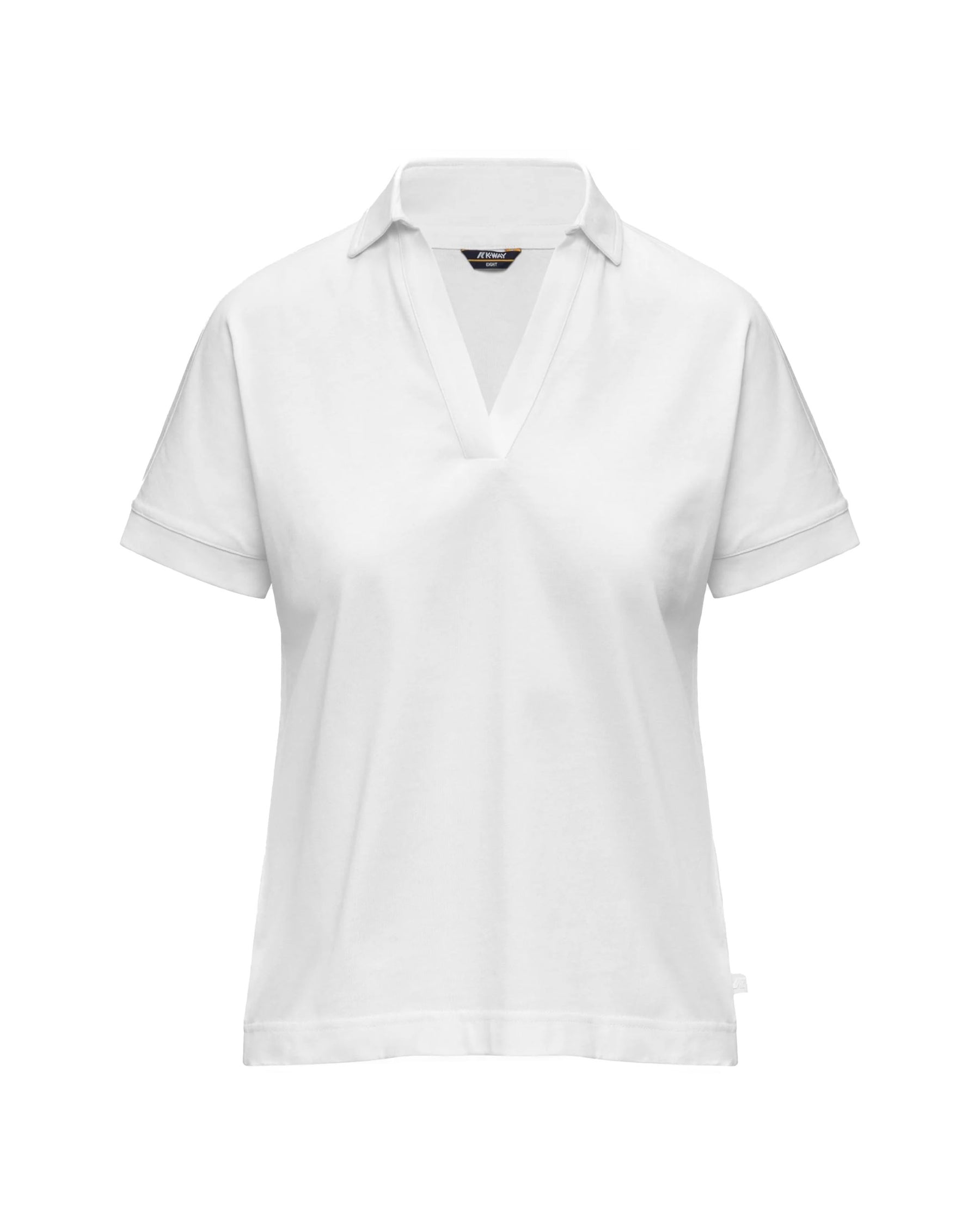 Polo Donna K-Way Iselie Jersey Bianco