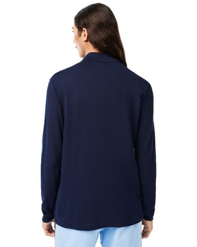 Long Sleeve Polo Shirt Lacoste Dark Blue
