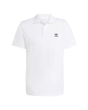 Polo Uomo Adidas Trefoil Essentials Bianca