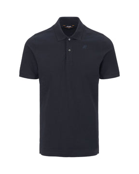 Man Polo Shirt K-Way Amedee Blue Depth