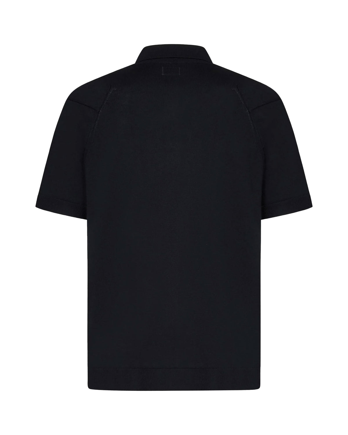 CP Company Sea Island Polo Knit Total Eclipse Blue