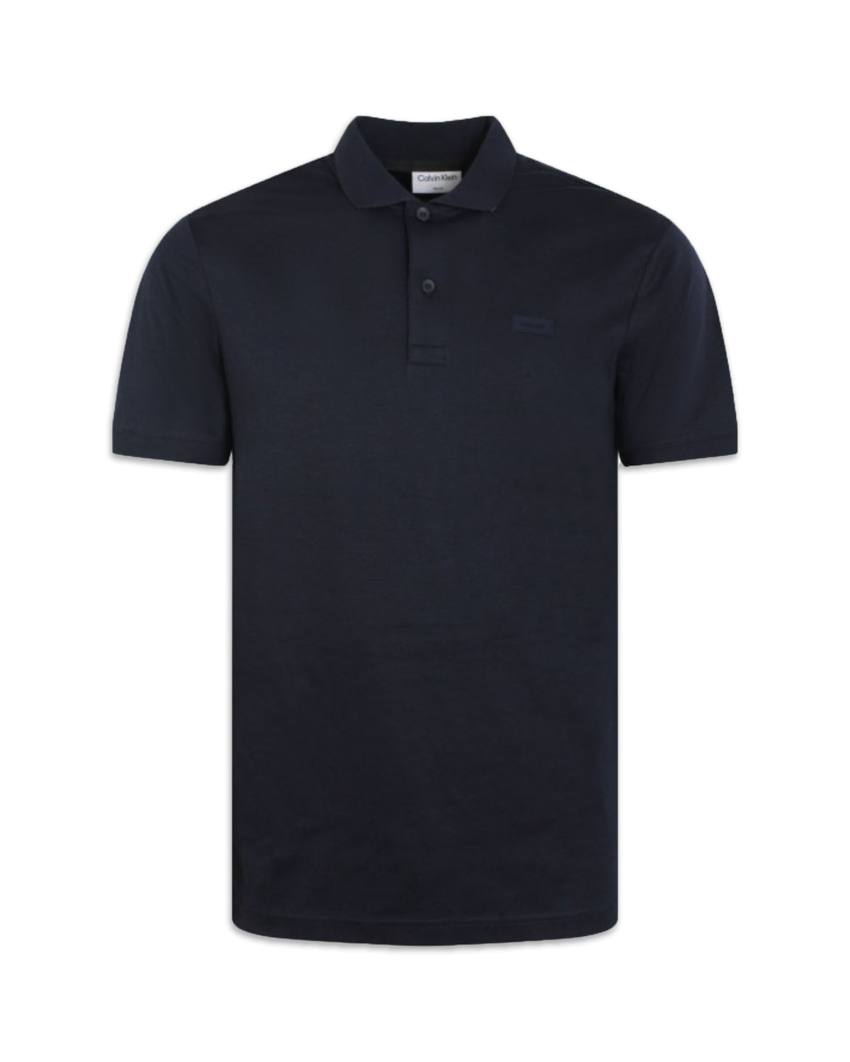 Man Polo Shirt Calvin Klein Smooth Cotton Slim Night Sky