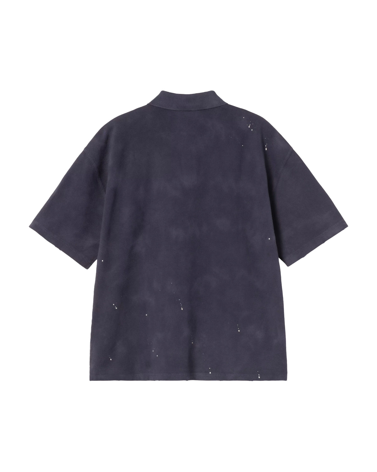 Polo Uomo Carhartt Wip Painter Black destroy wash splatter