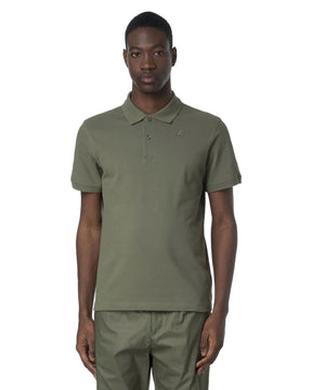 Polo Uomo K-Way Amedee Verde Militare