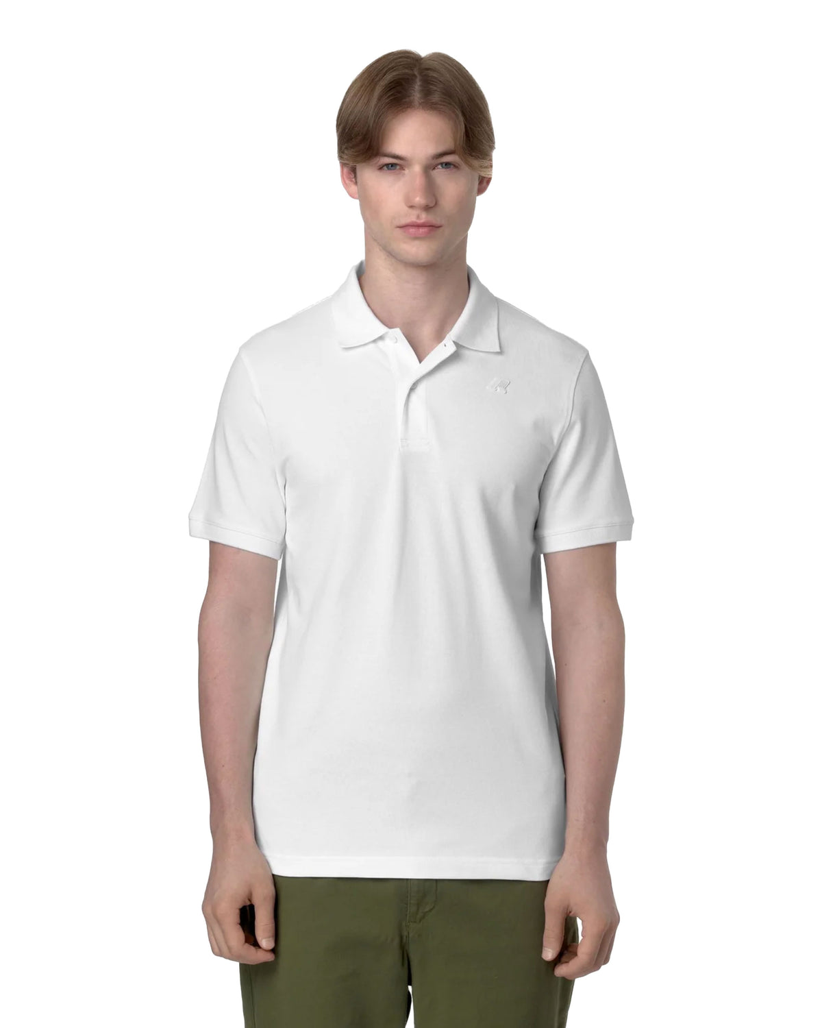 Man Polo Shirts K-Way Amedee White