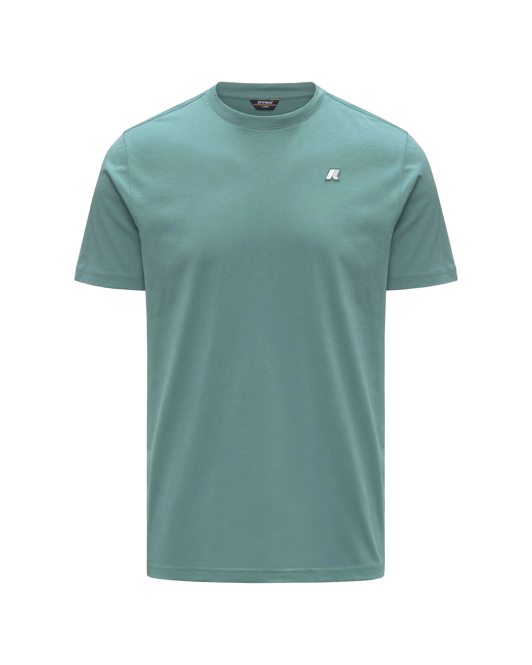 T-Shirt Uomo K-Way Odom Jersey Verde Acqua