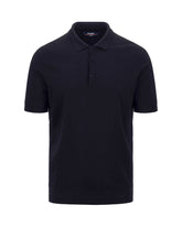 Man Polo Shirt K-Way Pleyne Blue Depth