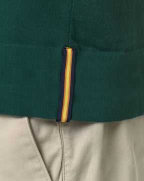 Man Polo Shirt K-Way Pleyne Green Dk