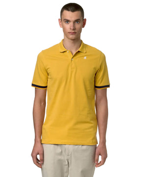 Man Polo Shirt K-Way Polo Vincent Yellow