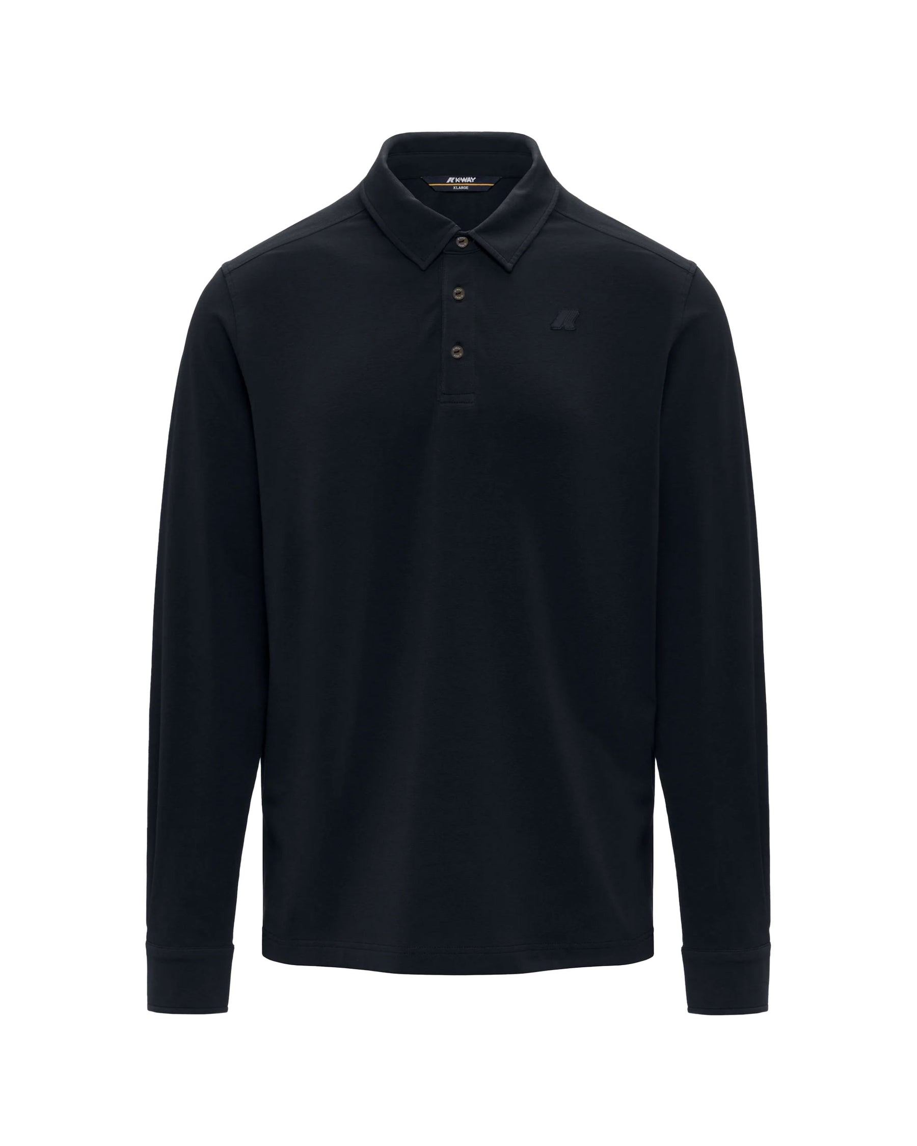 K-Way Tibor Light Stretch Jersey Men's Polo Shirt Blue