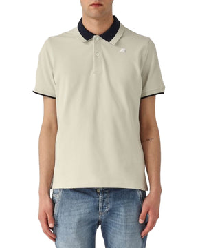 Polo Uomo K-Way Ventoux Pique Beige