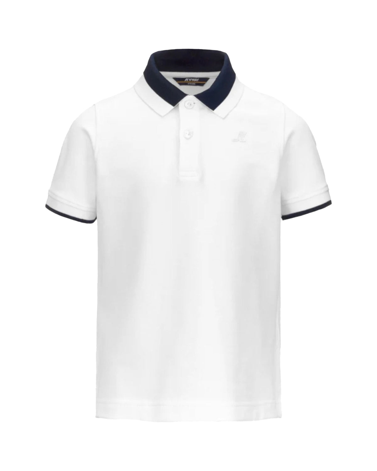 Man Polo Shirts K-Way Ventoux Pique White