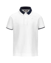 Polo Uomo K-Way Ventoux Pique Bianco