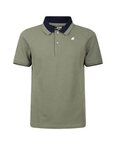 Polo Uomo K-Way Ventoux Pique Verde Militare