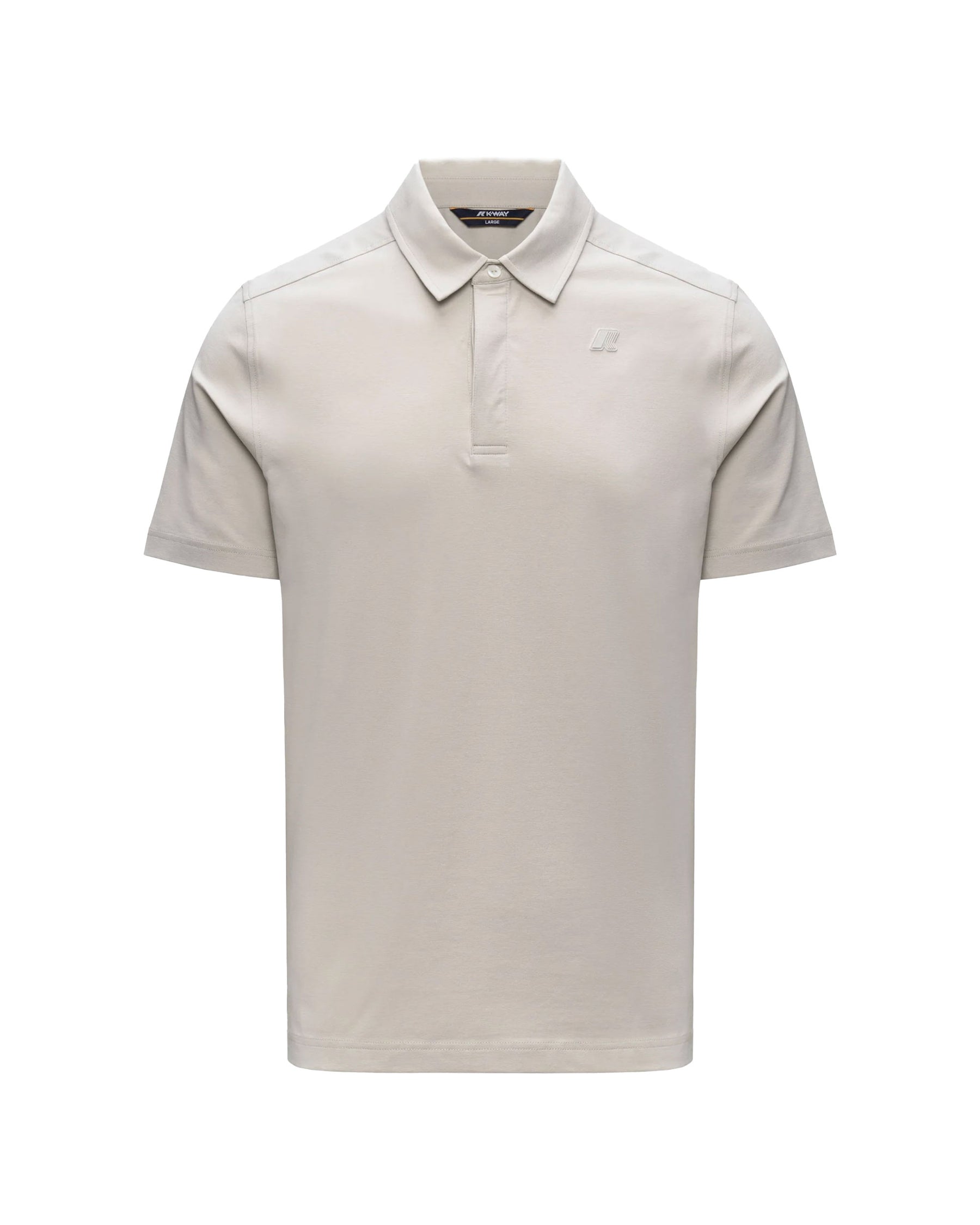 Polo Uomo K-Way Viggo Light Stretch Jersey Beige
