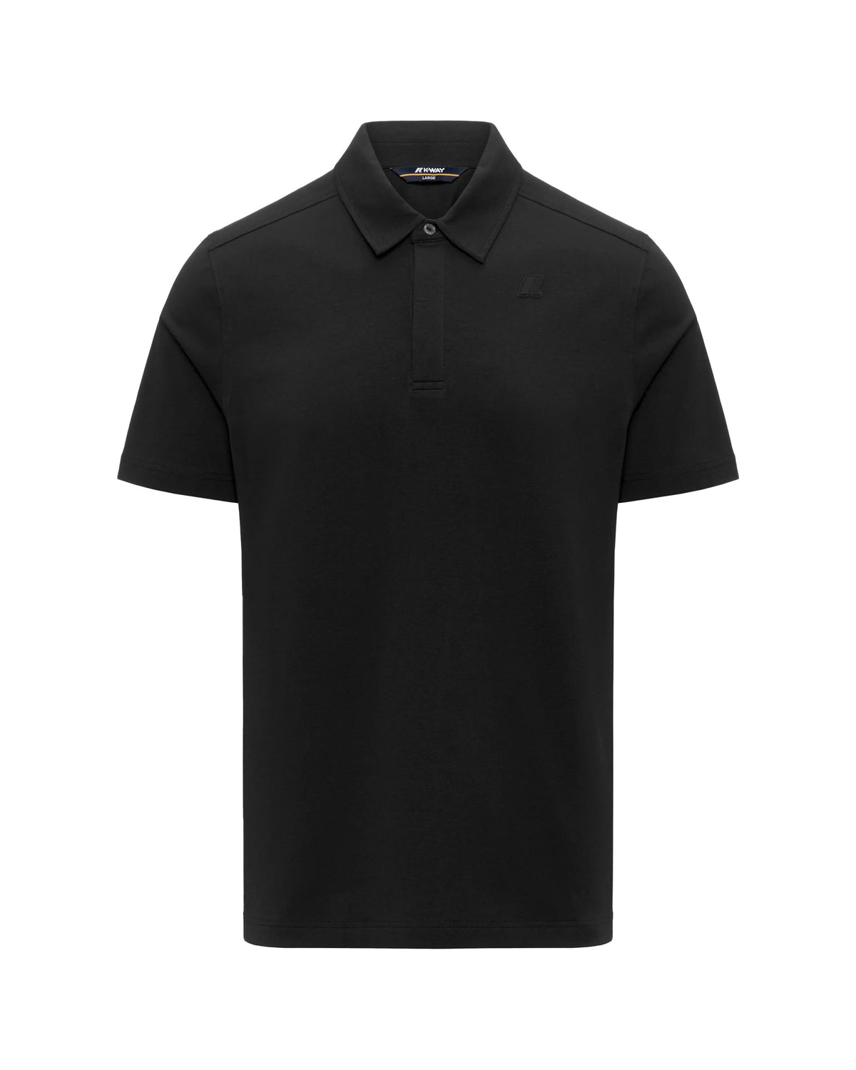Polo Uomo K-Way Viggo Light Stretch Jersey Nero