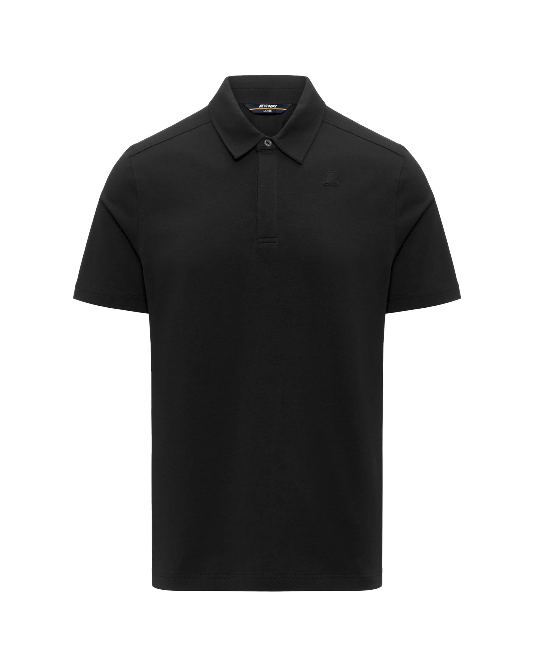 Polo Uomo K-Way Viggo Light Stretch Jersey Nero