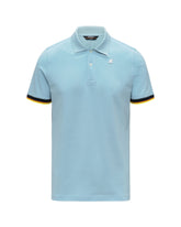 Polo Uomo K-Way Vincent Celeste